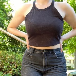 Charlotte Russe Racerback Crop Top